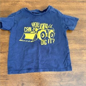Children's Blue Bulldozer Graphic Tee